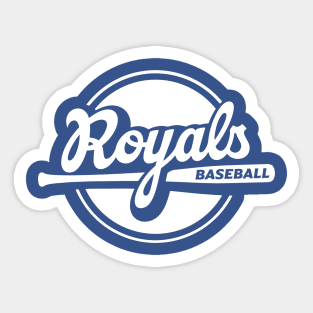 Royals Up to Bat Sticker